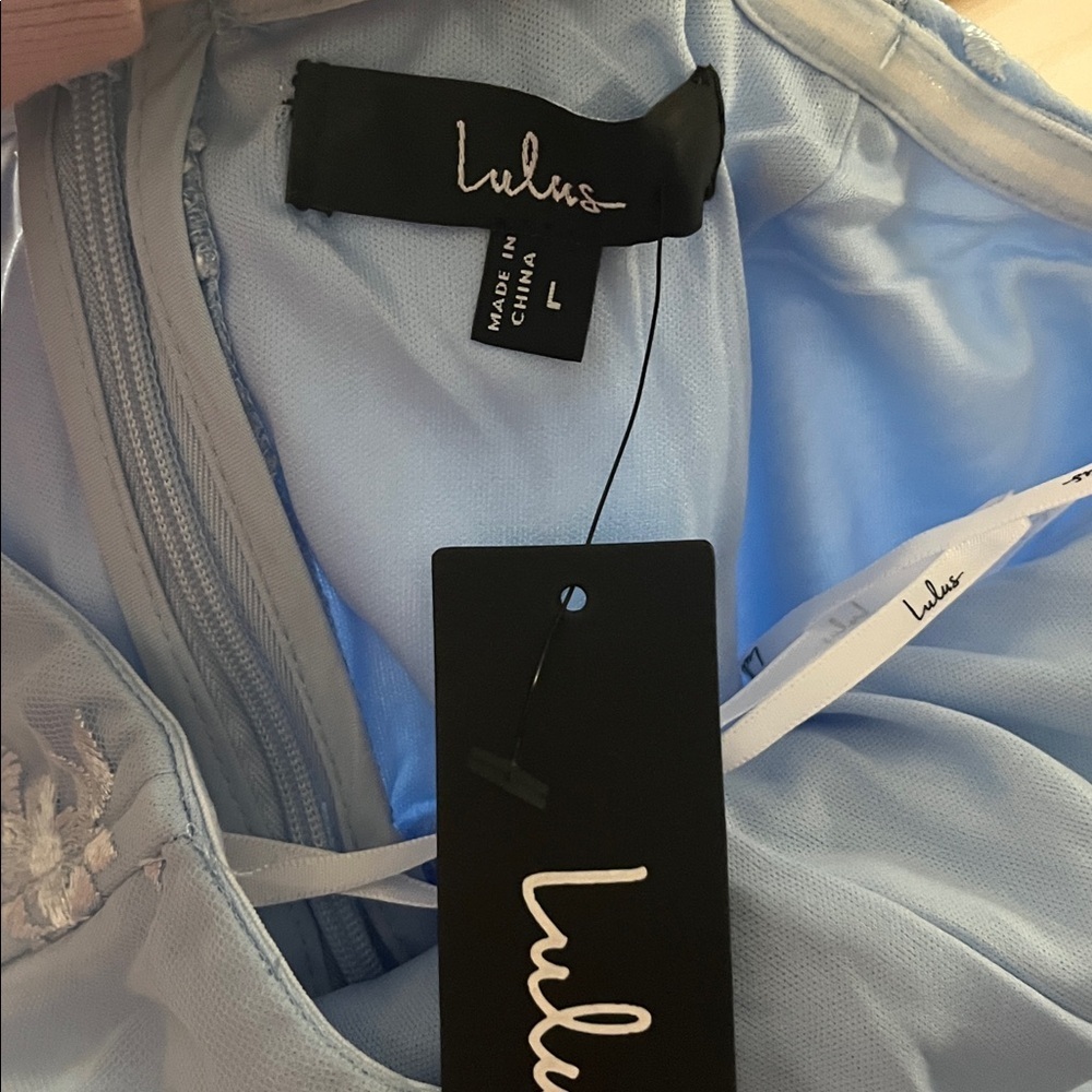 Lulus Rare Presence Powder Blue 3D Floral
Embroidered Maxi Dress - Picture 7 of 7